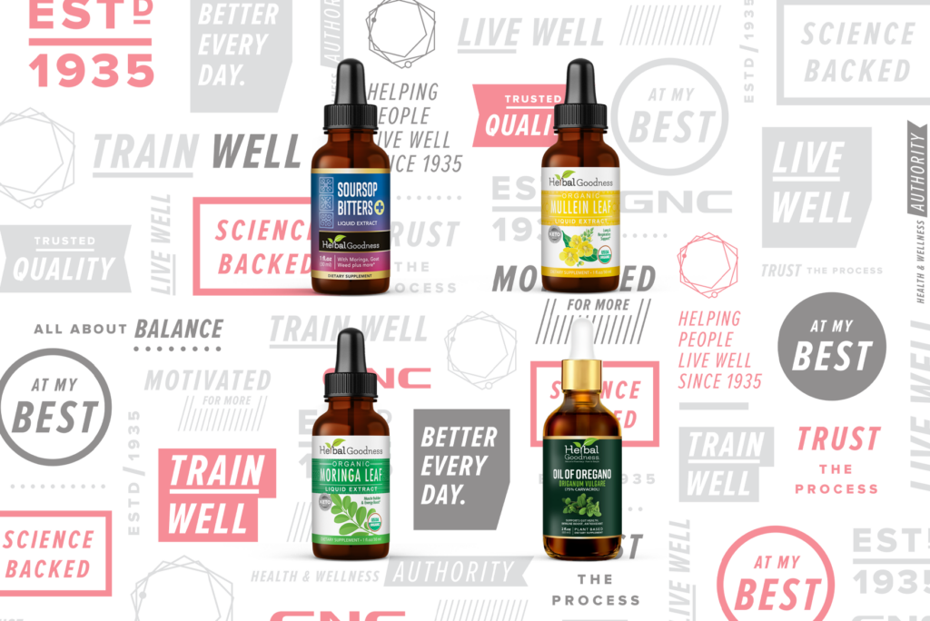 Herbal Goodness Organic Mullein, Oregano, Moringa, and Soursop Extracts now at GNC
