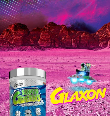 GLAXON SUPER GREENS  FRUITS, GREENS AND FUNGI