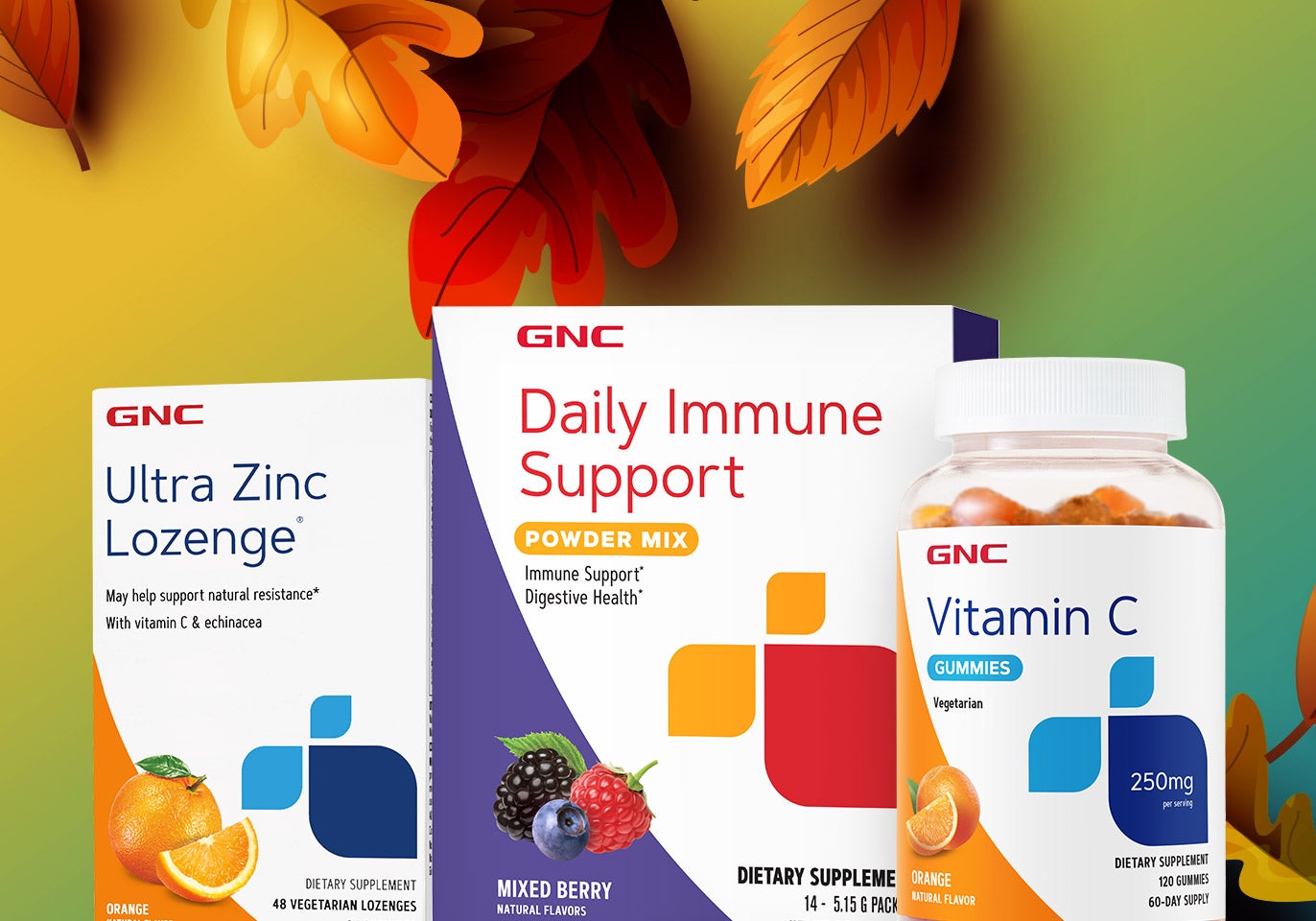 BUY 1, GET 1 FREE IMMUNE SUPPORT. As autumn gets going, a strong immune system is more important than ever. But don’t worry—we’ve got your (immune system’s) back*