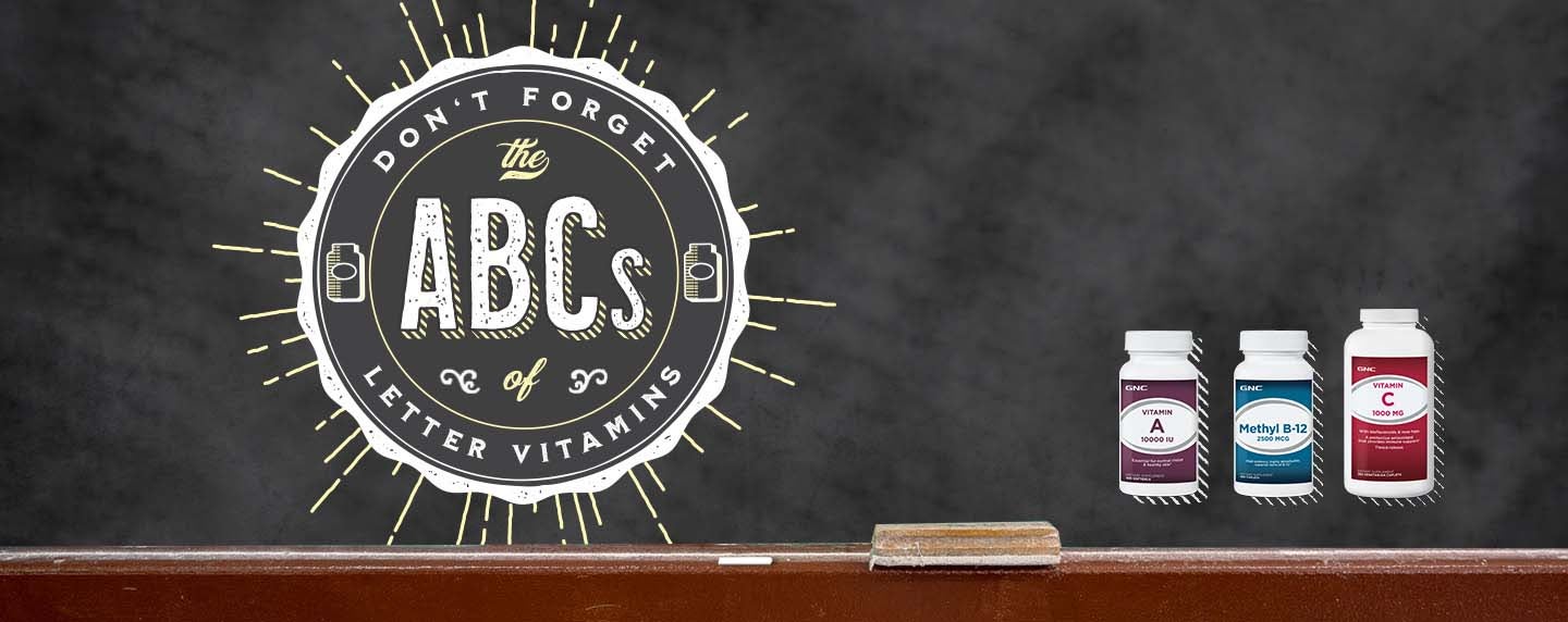 The ABCs of Letter Vitamins GNC