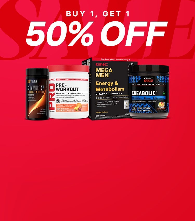 Buy One Get One Half Off