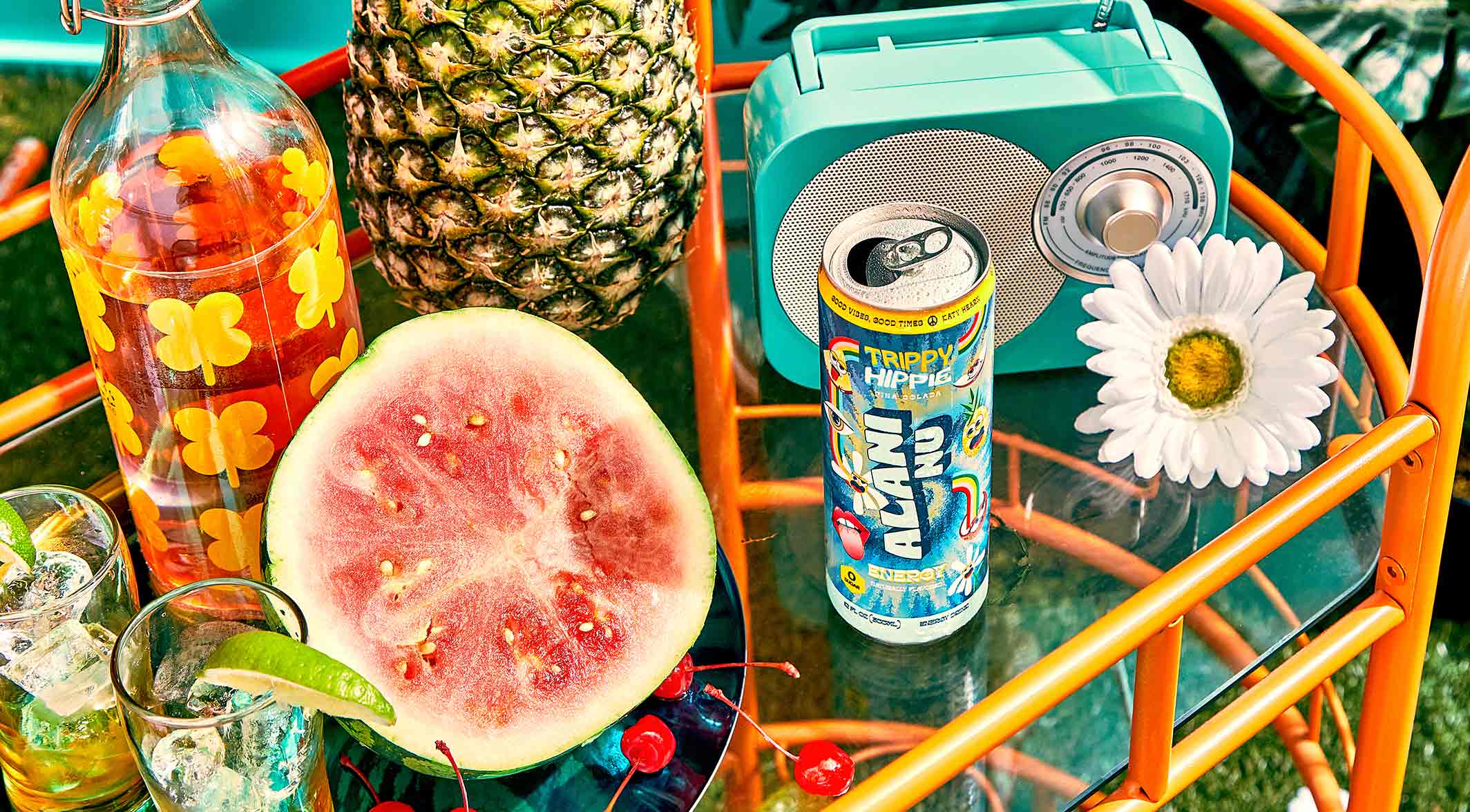 Alani Nu Energy Drink New Flavor Trippy Hippie Pina Colada