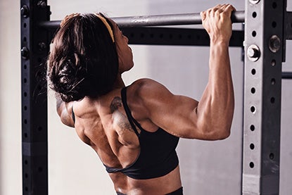 Woman doing Pull-up