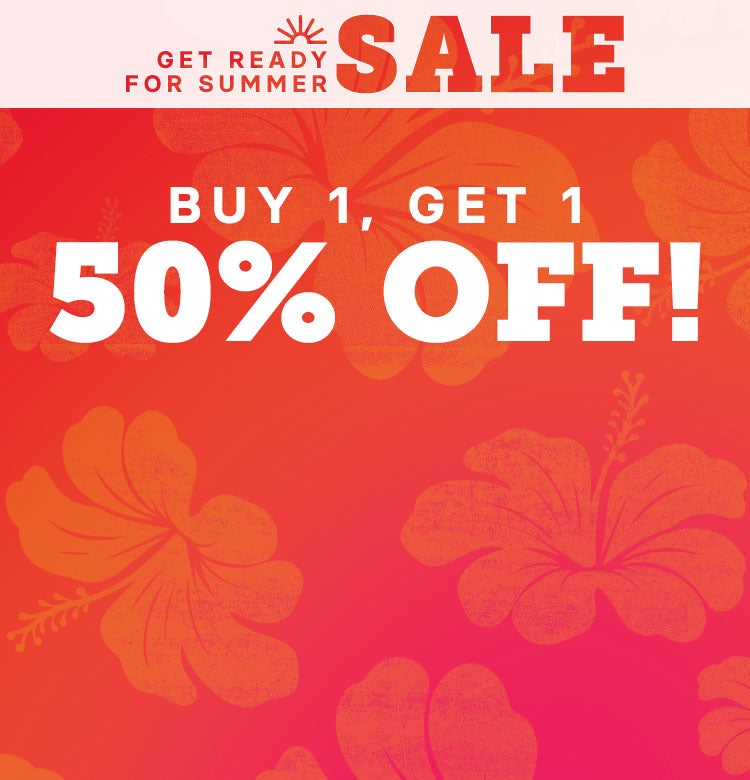 Buy One Get One Half Off