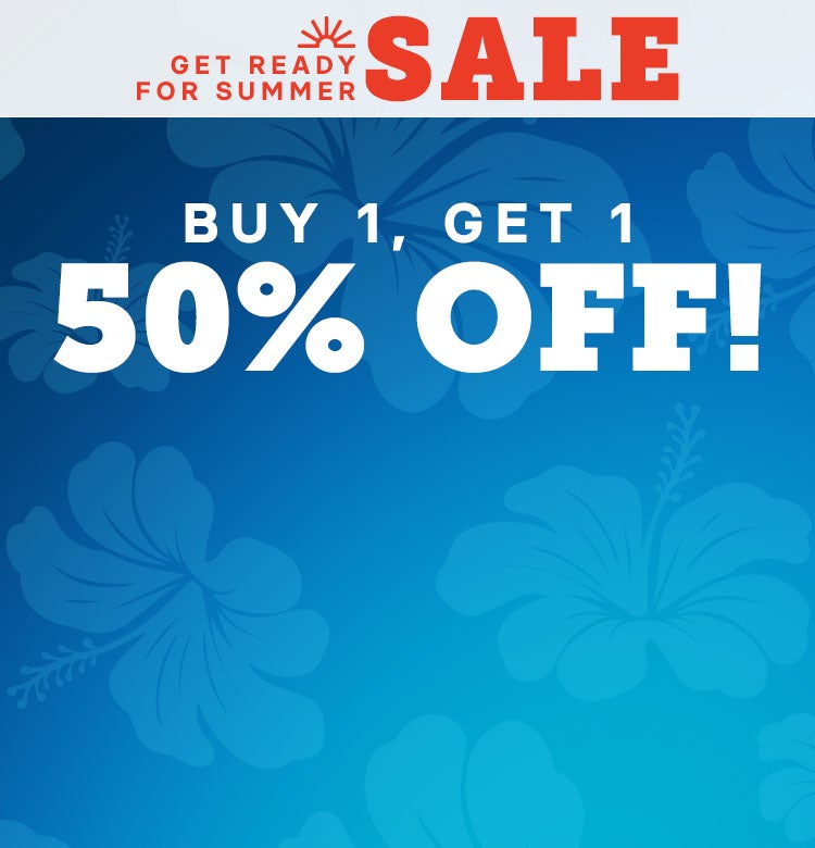 Buy One Get One Half Off