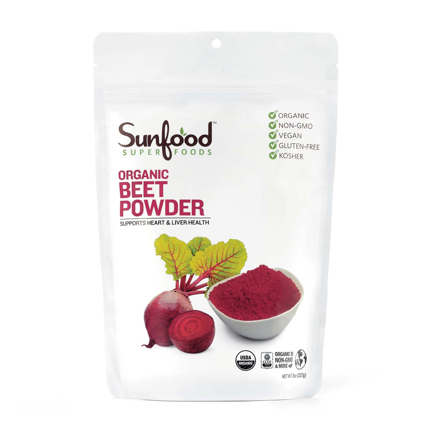 Sunfood Super Foods Organic Beet Powder Gnc