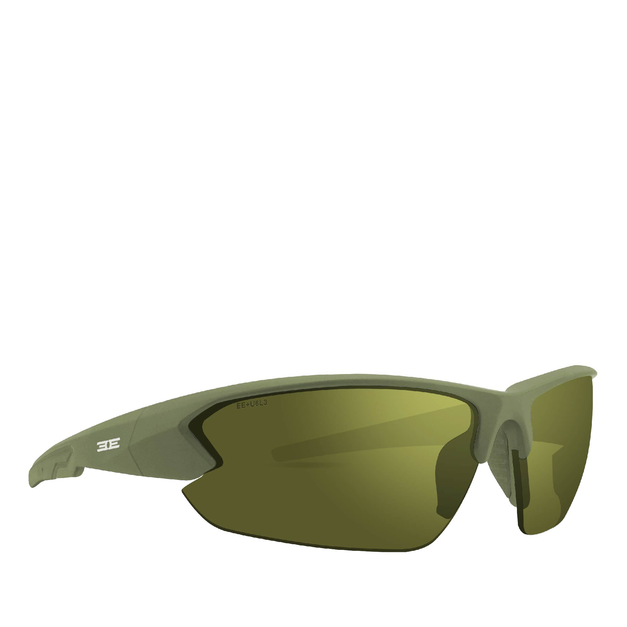 olive green frame sunglasses