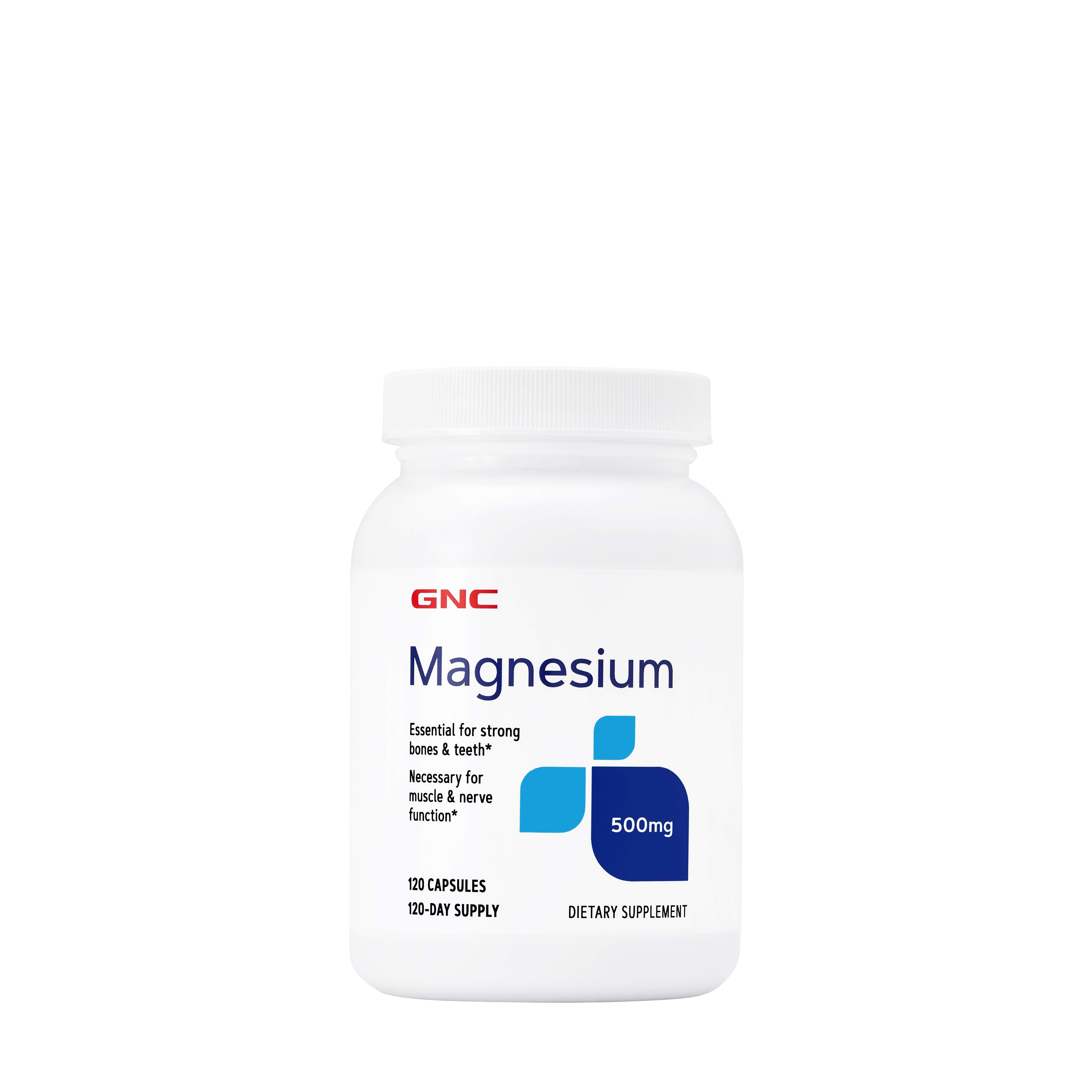 Gnc Magnesium Capsules 500 Mg Gnc