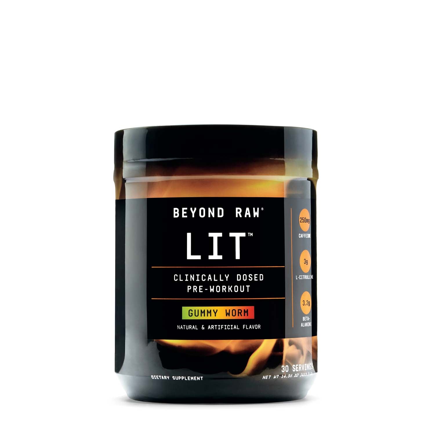 Beyond Raw Lit Pre Workout Gummy Worm Gnc