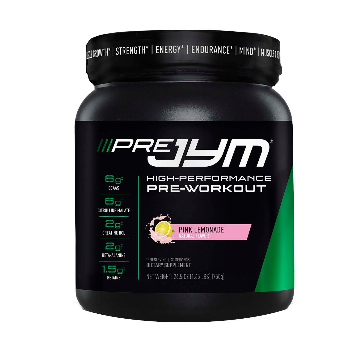 Jym Pre Jym Pink Lemonade 30 Servings Gnc